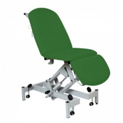 Sunflower Medical Green Fusion Hydraulic Height Treatment Chair with Single Foot Section