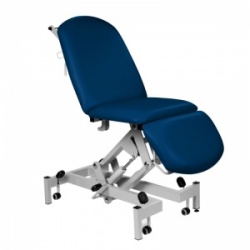 Sunflower Medical Navy Fusion Hydraulic Height Treatment Chair with Single Foot Section