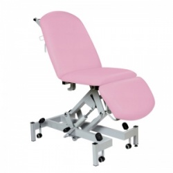 Sunflower Medical Salmon Fusion Hydraulic Height Treatment Chair with Single Foot Section