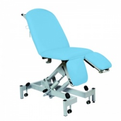 Sunflower Medical Cool Blue Fusion Hydraulic Height Treatment Chair with Split Foot Section