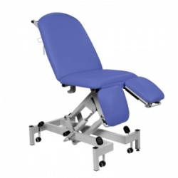Sunflower Medical Mid Blue Fusion Hydraulic Height Treatment Chair with Split Foot Section