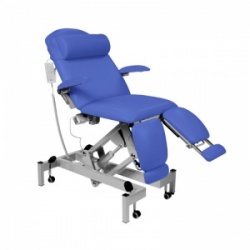 Sunflower Medical Mid Blue Fusion Podiatry Electric Tilting Chair