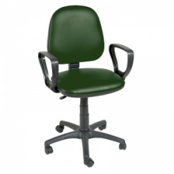 Sunflower Medical Green Gas-Lift Chair with Arm Rests