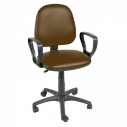 Sunflower Medical Walnut Gas-Lift Chair with Arm Rests