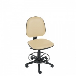 Sunflower Medical Beige Gas-Lift Chair with Foot Ring