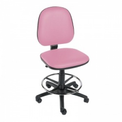 Sunflower Medical Salmon Gas-Lift Chair with Foot Ring