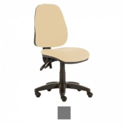 Sunflower Medical Grey High-Back Twin-Lever Intervene Consultation Chair with Black Base
