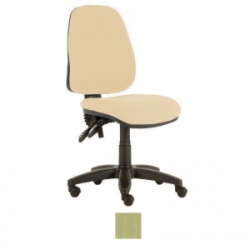 Sunflower Medical Pastel Green High-Back Twin-Lever Intervene Consultation Chair with Black Base