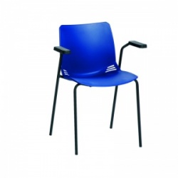 Sunflower Medical Blue Neptune Visitor Chair with Arms