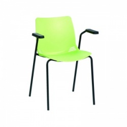 Sunflower Medical Green Neptune Visitor Chair with Arms