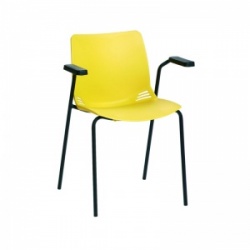 Sunflower Medical Yellow Neptune Visitor Chair with Arms