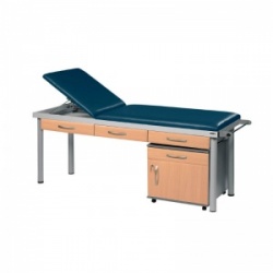 Sunflower Medical Navy Practitioner Deluxe Examination Couch