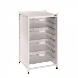 Sunflower Medical Vista Low-Level Storage Module with Four Double-Depth Clear Trays
