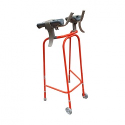 Trulife Red Trough Adjustable Wheeled Walking Frame
