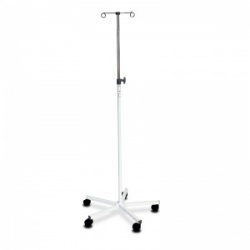 Bristol Maid Two-Hook Mild Steel Mobile Infusion Stand