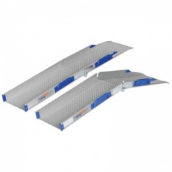 Ultralight-Folding Threshold Wheelchair Ramps (Pair of Ramps)