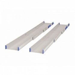 Ultralight-Telescopic Adjustable Wheelchair Ramps (Pair of Ramps)