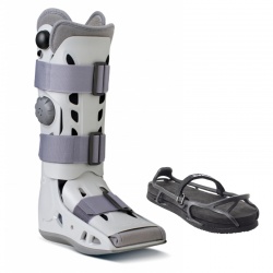 Aircast AirSelect Elite Walker Boot and Evenup Shoe Balancer