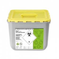 Daniels WIVA Infinity Grey 30-Litre Clinical Waste Container (Bin Only)