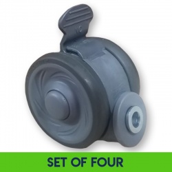 Set of Four Replacement Castors for the Harvest Woburn Profiling Bed
